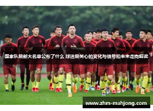 国家队最新大名单公布了什么 球迷最关心的变化与信号和未来走向解读